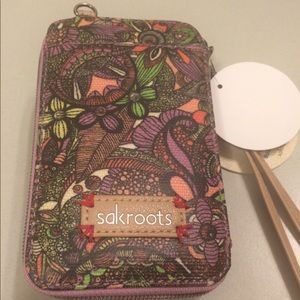 Brand new Sakroots phone wristlet